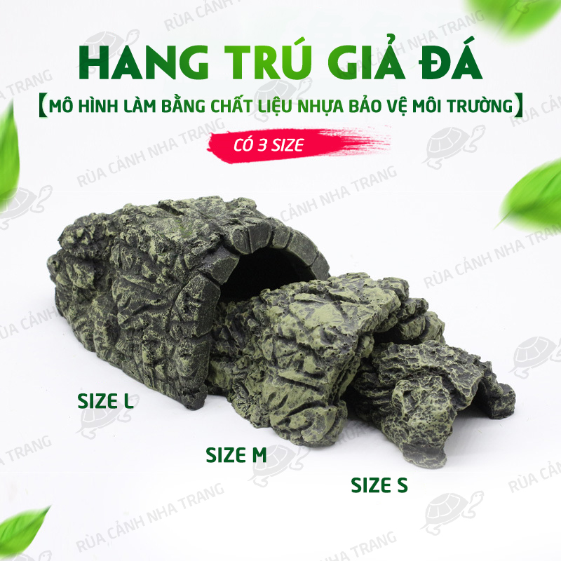 HANG TRÚ CHO BÒ SÁT, THÚ CƯNG NHỎ CÁ CẢNH, DECOR HỒ CÁ
