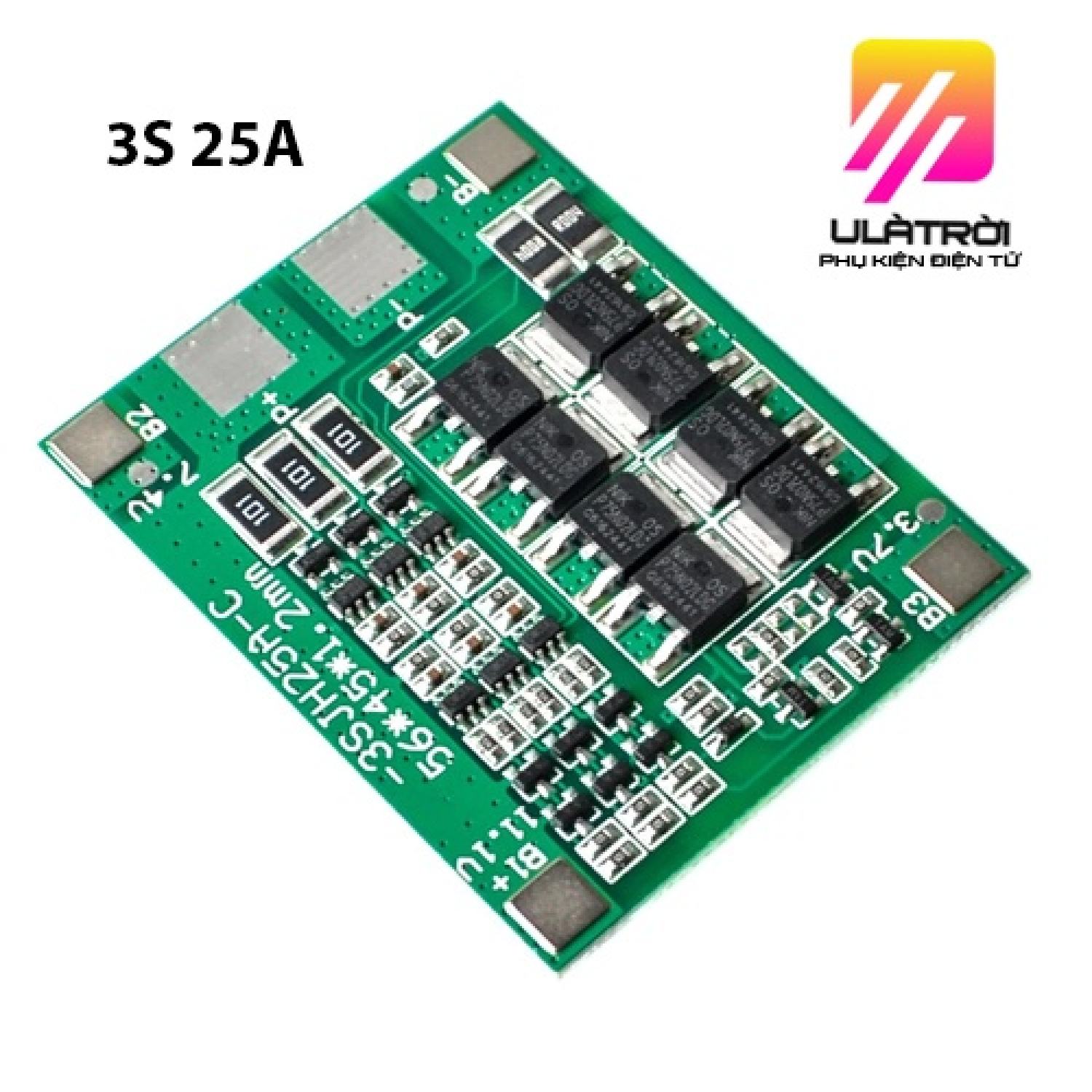 Mạch bảo vệ pin 3s 12.6v 25a pin 18650