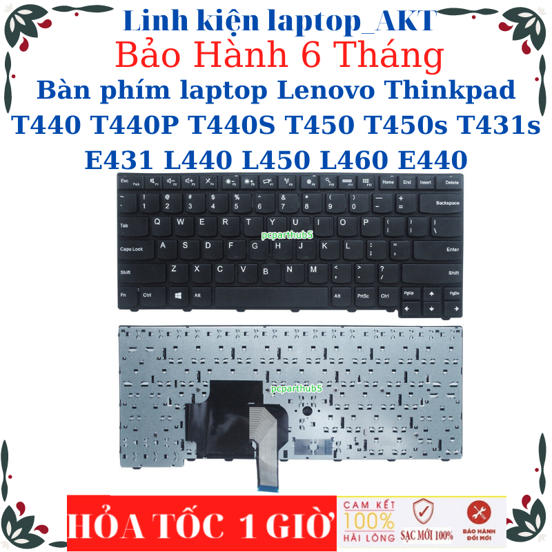 Bàn phím laptop lenovo thinkpad t440 t440p t440s t450 t450s t431s e431 l440 l450 l460 e440