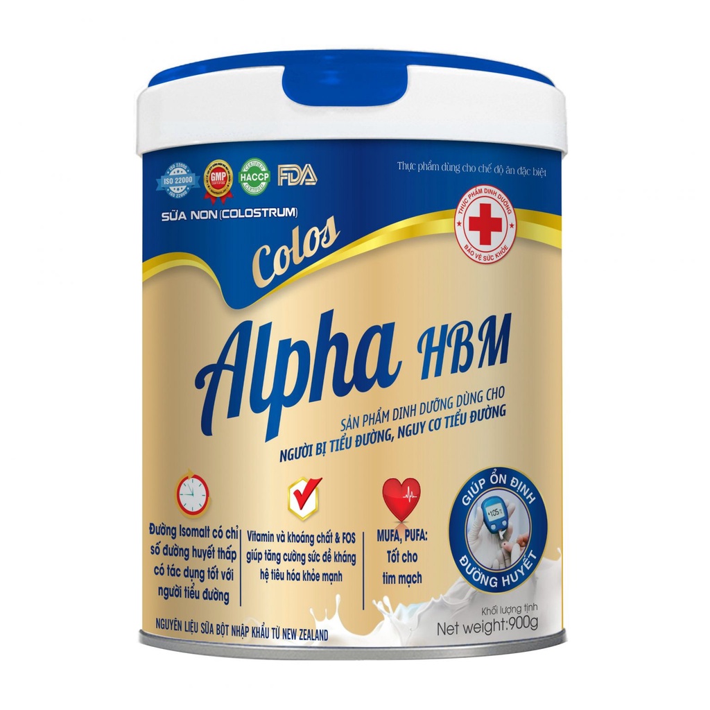 Sữa Non Alpha HBM chuyên biệt cho người tiểu đường