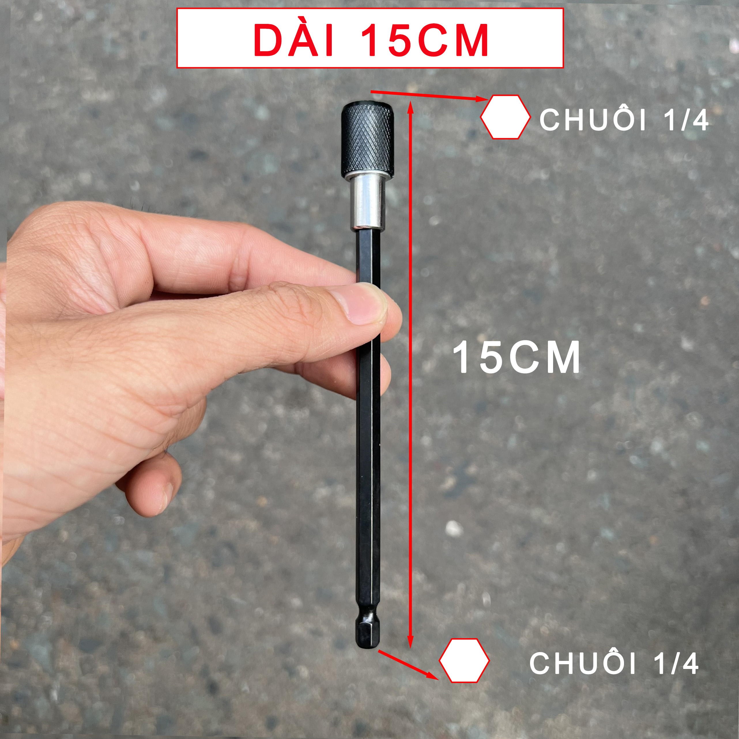 Đầu nối vít nhanh có gài dài 15cm/0cm/6cm