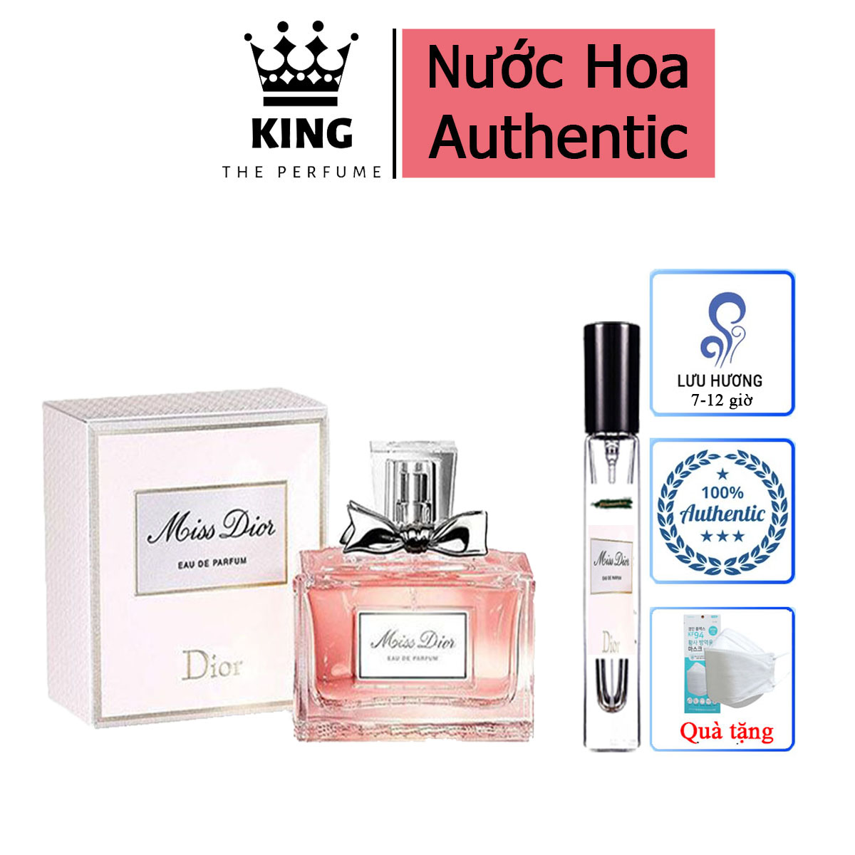 Nước hoa nữ 𝗠𝗶𝘀𝘀 𝗗𝗶𝗼𝗿 𝗘𝗗𝗣 - cô gái trẻ trung ưa sự lãng mạnh, phong cách nữ tính cuốn hút, chai chiết 5-10-20ml