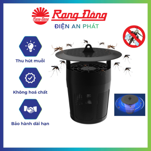 Đèn bắt muỗi Rạng Đông, đèn thu hút côn trùng thông minh Model: DBM01 5W