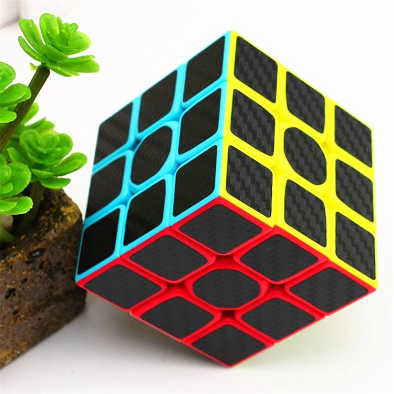 Rubik Carbon MoYu MeiLong 3x3, Rubik 3x3 tặng kèm chân đế Rubik Moyu