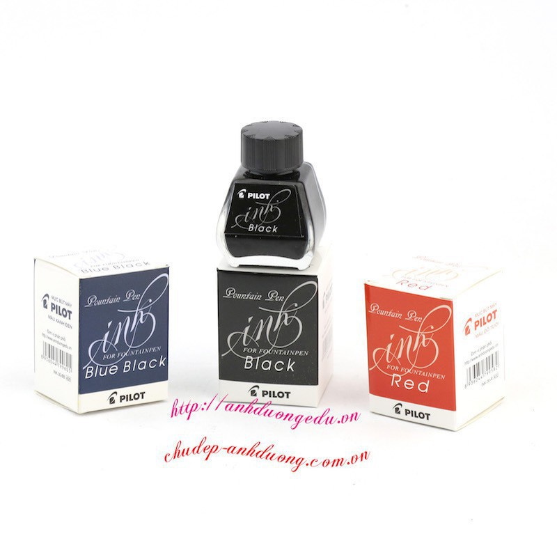Mực Pilot Nhật 30ml, Nhập Khẩu Từ Nhật Bản, Thương Hiệu Có Danh Tiếng, Dành Cho Mọi Loại Bút
