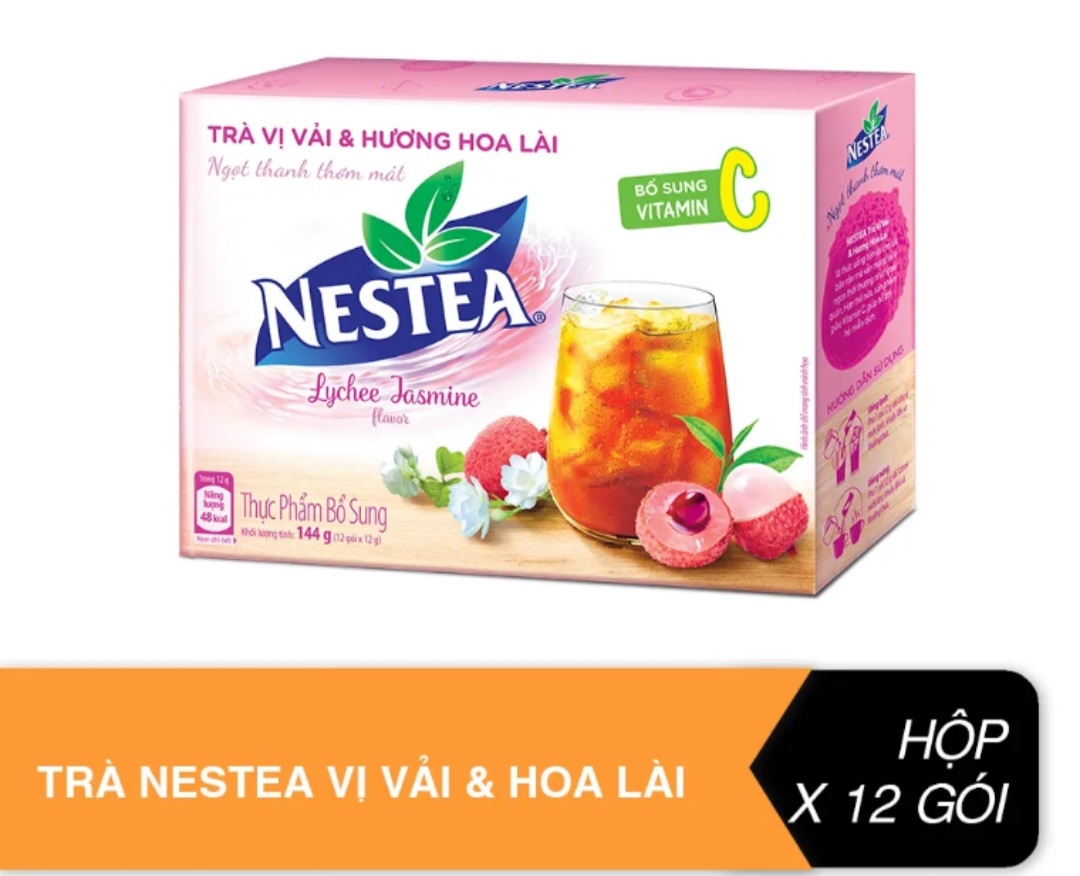 Combo 4 hộp trà nestea vị vải & hương hoa lài