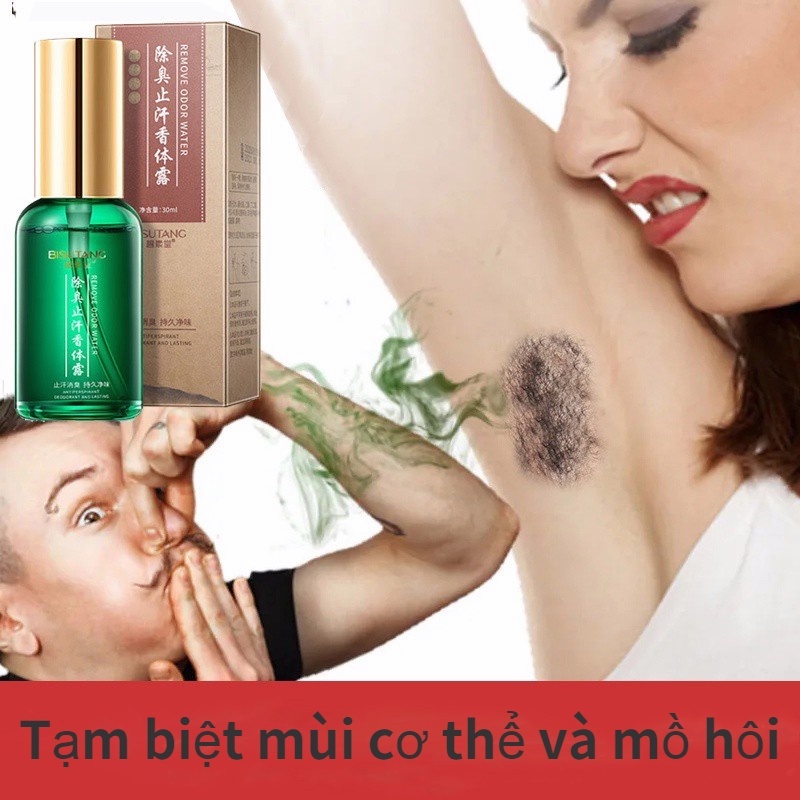 Xịt khử mùi hôi nách Serum hôi nách Hôi Cơ Thể Cho Nam Và Nữ Loại Bỏ Mùi Hôi Nách Và Mùi Thơm Lâu Trôi thể khử mùi dài lâu loại bỏ mùi hôi cơ thể khử mùi hôi nách lưu hương lâu diệt khuẩn 30ml