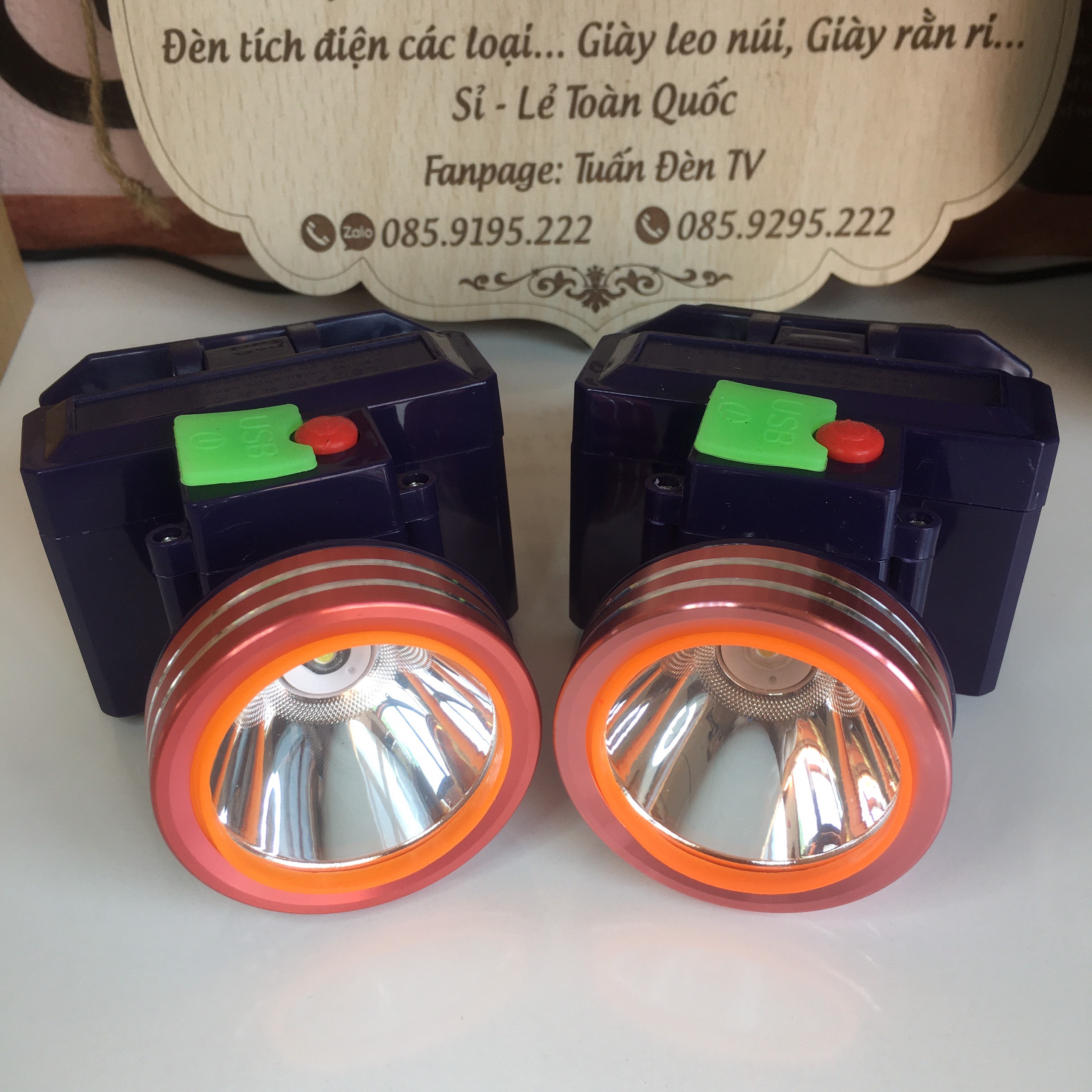 Đèn đội đầu siêu sáng sg 518 tích hợp cổng sạc usb