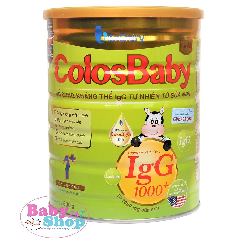 Sữa colosbaby gold 1000igg 1+ 800g