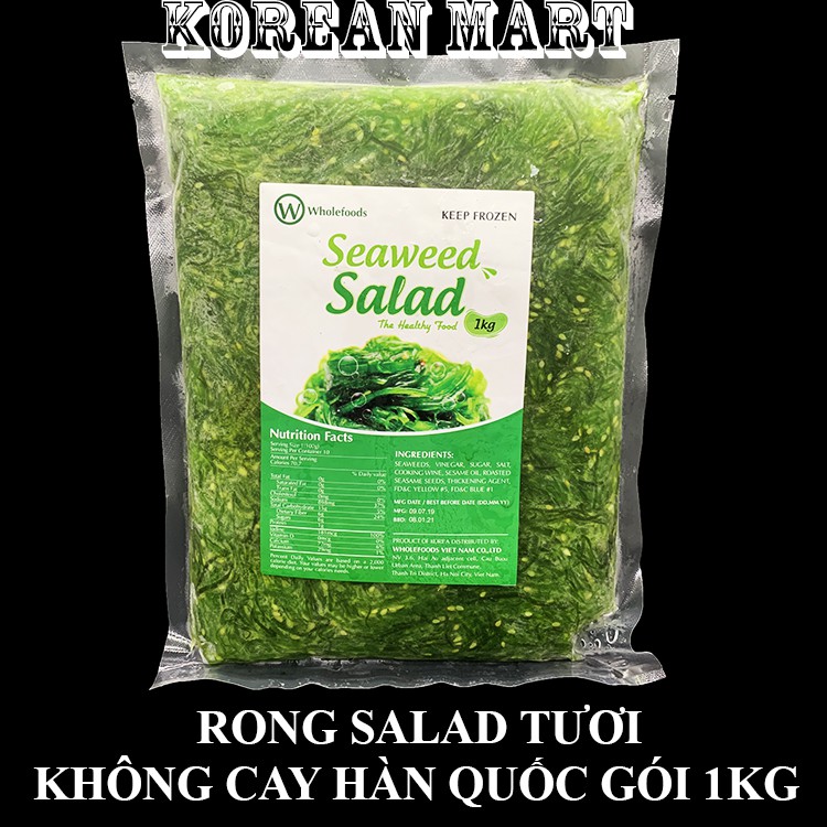 GIẢM GIÁ SỐC RONG BIỂN TƯƠI LÀM SALAD KHÔNG CAY 1KG/GÓI (SHOP XIN PHÉP CHỈ SHIP Ở HÀ NỘI)