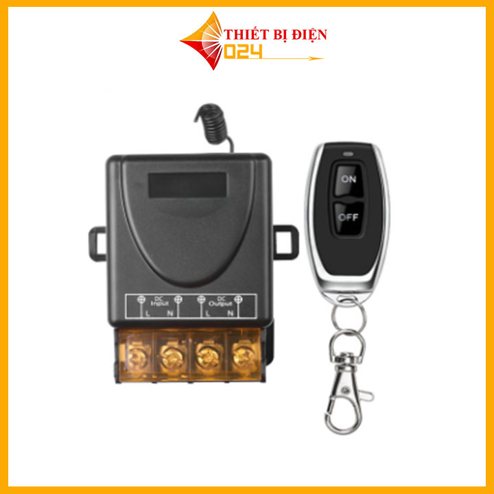 Bộ công tắc điều khiển từ xa 100m/ 3000w/30a/220v 2 remote điều khiển