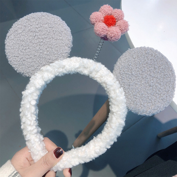 Băng Đô Rửa Mặt Cài Tóc bông Hoa Hàn Quốc Cute Xinh Nữ, Bờm Rửa Mặt Cài Tóc Bông Hoa