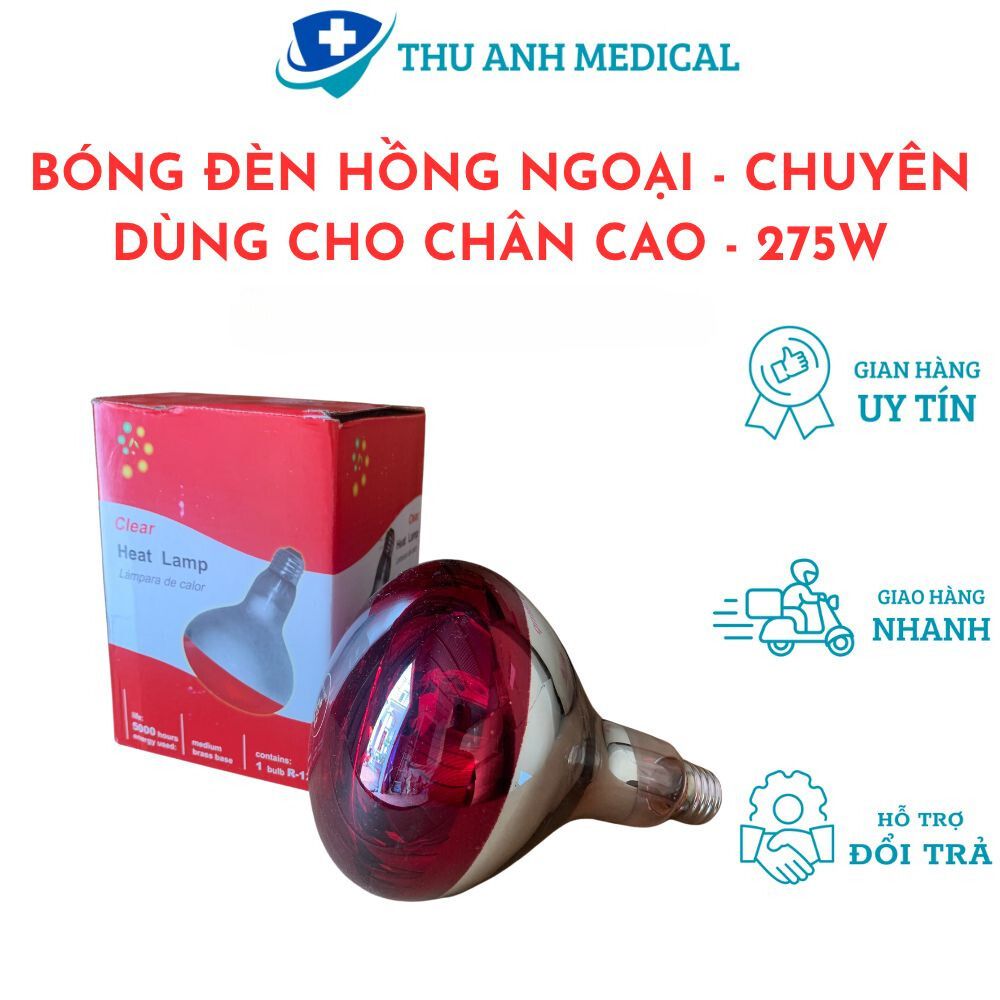 Bóng đèn hồng ngoại chuyên dùng cho đèn hồng ngoại chân cao - 275w
