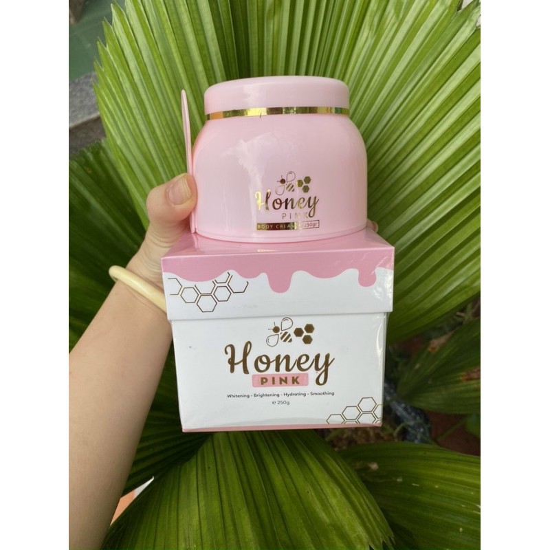 Body trắng da sợi mật dát vàng honey pink