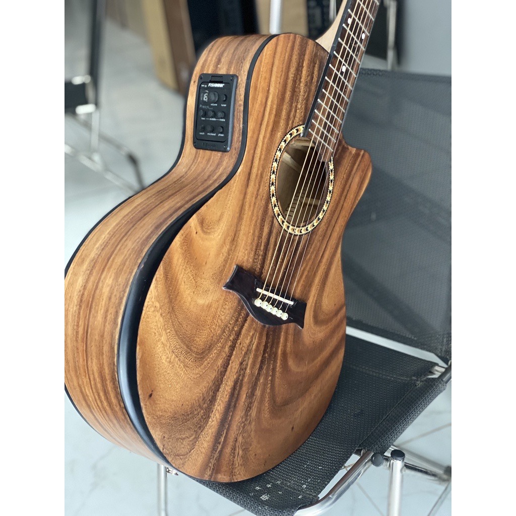 Đàn guitar acoustic full điệp có lắp eq fisman 301