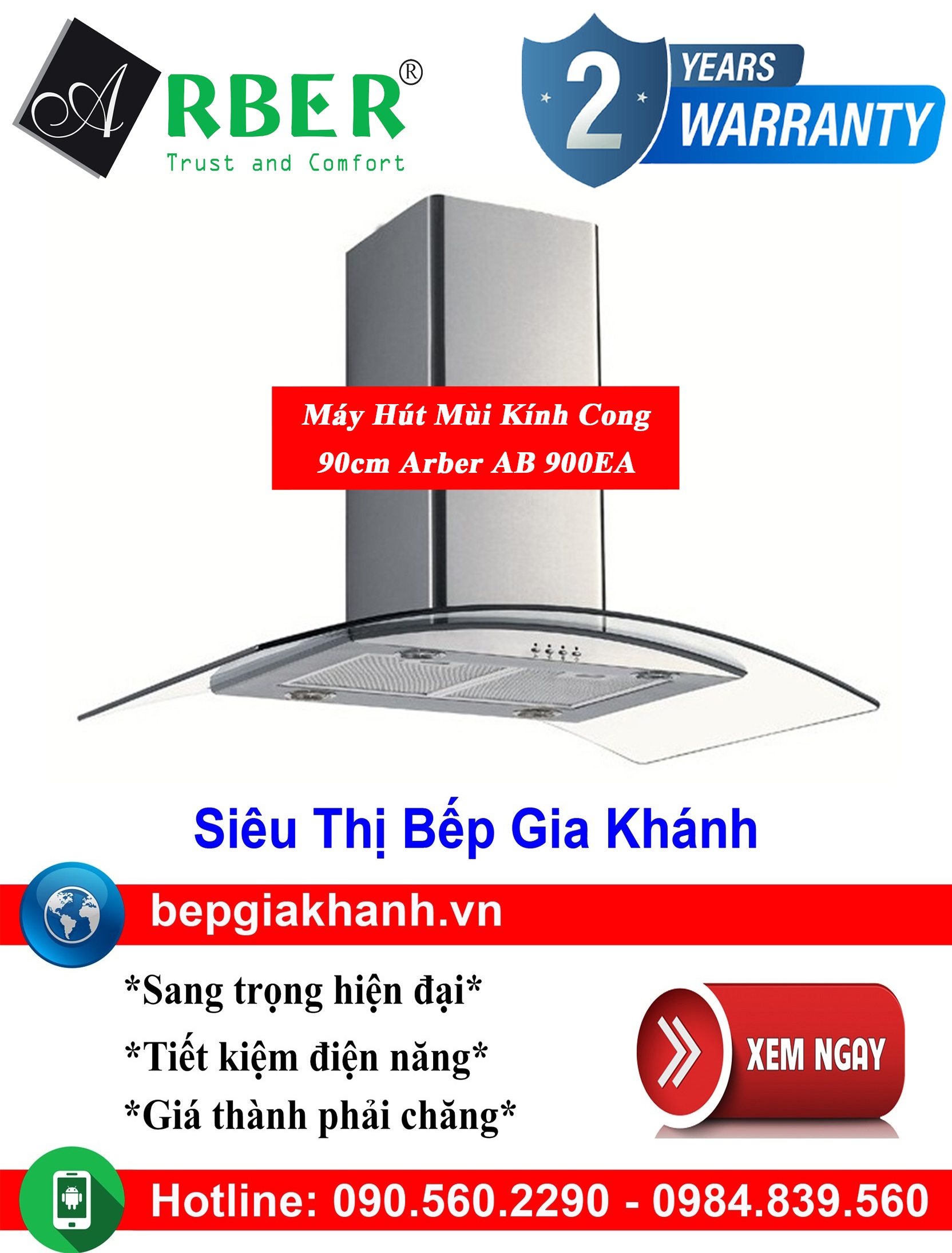[HCM]Máy hút mùi kính cong 90cm Arber AB 900EA, máy hút mùi nhà bếp, máy hút mùi bếp, máy hút mùi kính cong, máy hút mùi canzy, máy hút mùi mini, máy hút mùi âm trần, máy hút mùi electrolux, may hut mui