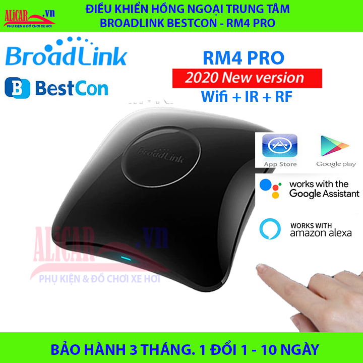 • mới 2021 - điều khiển hồng ngoại trung tâm thông minh broadlink bestcon rm4 pro