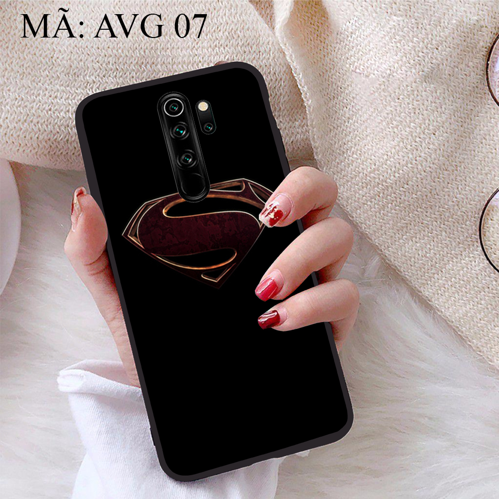 [HCM]Ốp lưng iCase dành cho  Xiaomi Redmi Note 8 Pro viền dẻo TPU BST Siêu Anh Hùng