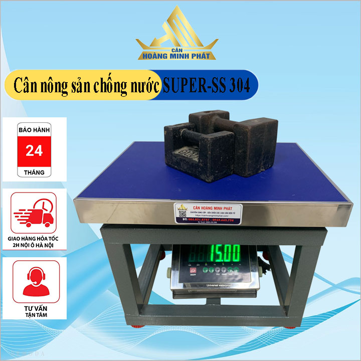 Cân điện tử ghế ngồi chống nước 100kg 150kg 200kg 300kg Super-ss304 dùng cân thủy sản, hải sản
