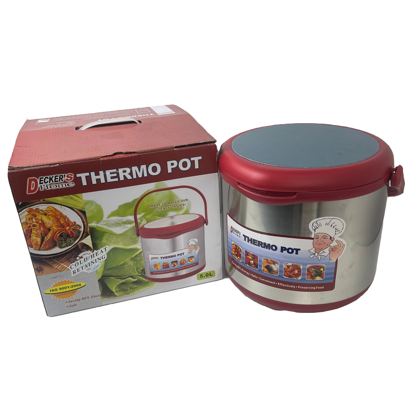 Nồi ủ nhiệt decker’s home 5l 5 lít - hàng chính hãng