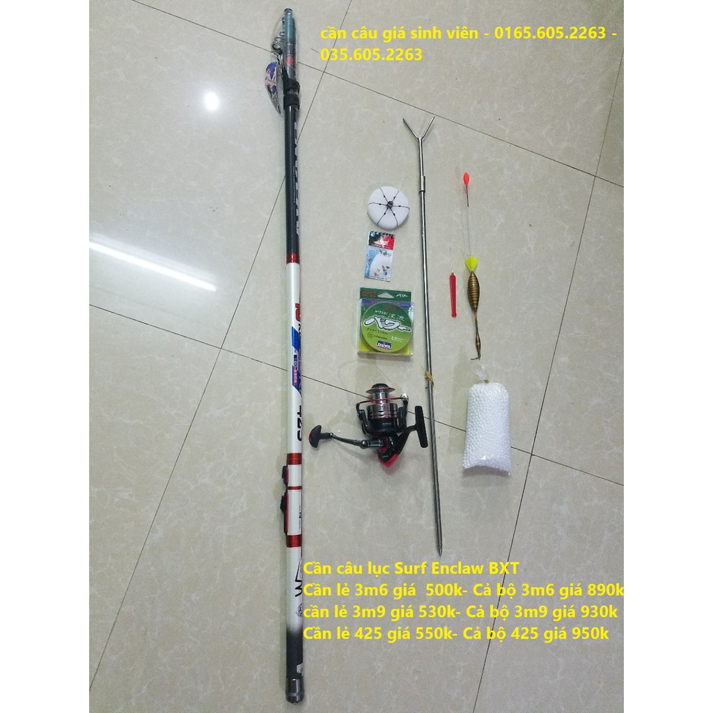 Bộ cần câu lục xa bờ surf enclaw bxt