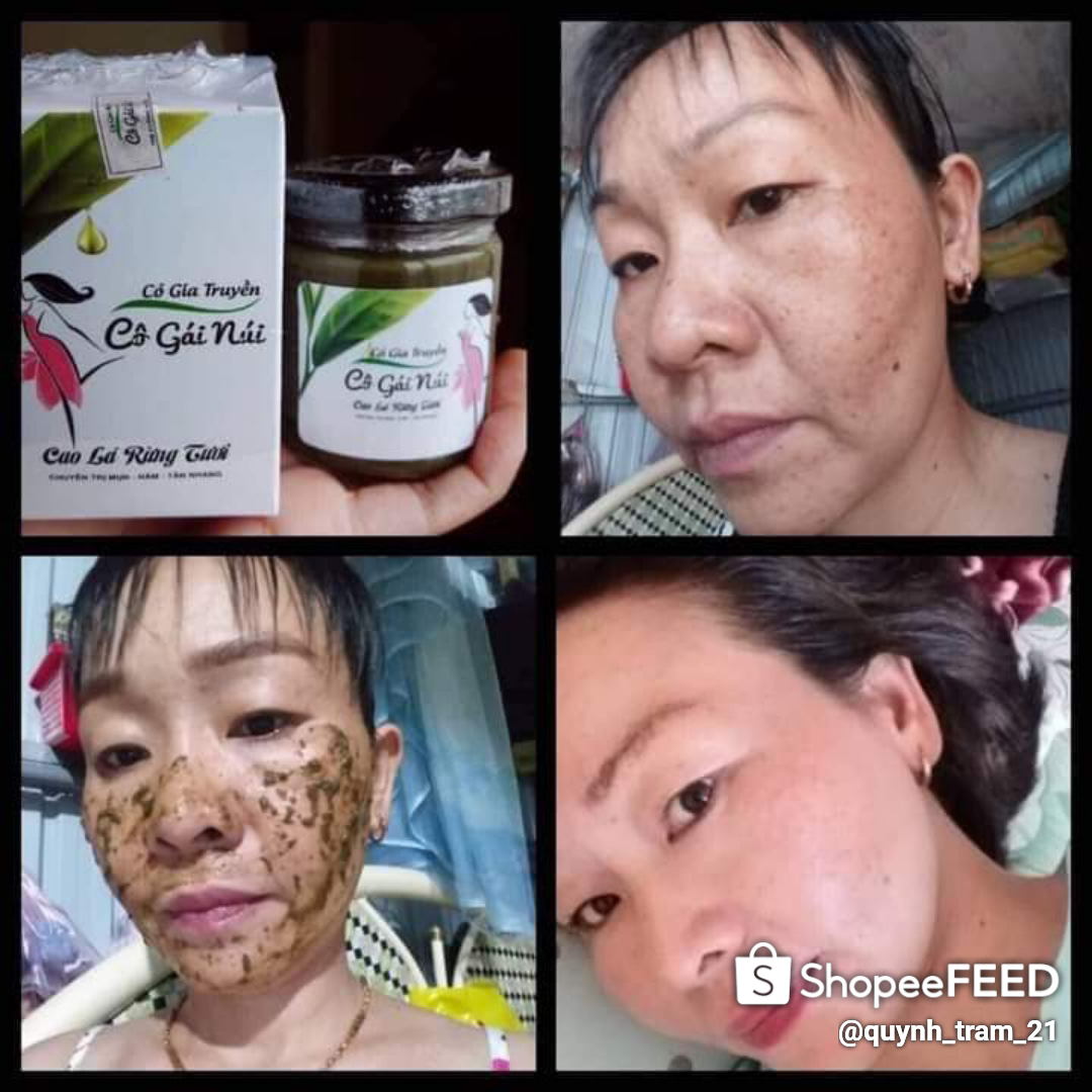 Mặt nạ cao lá rừng Cô Gái Núi sạch nám tận gốc