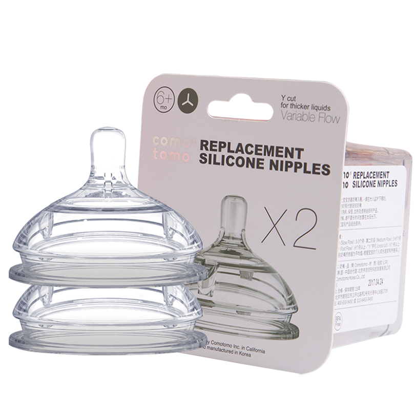 Núm Ty Bình Sữa Comotomo Chất Liệu Silicon Siêu Mềm Cho Mẹ,Chất Liệu An Toàn ( Giá 1 Núm )