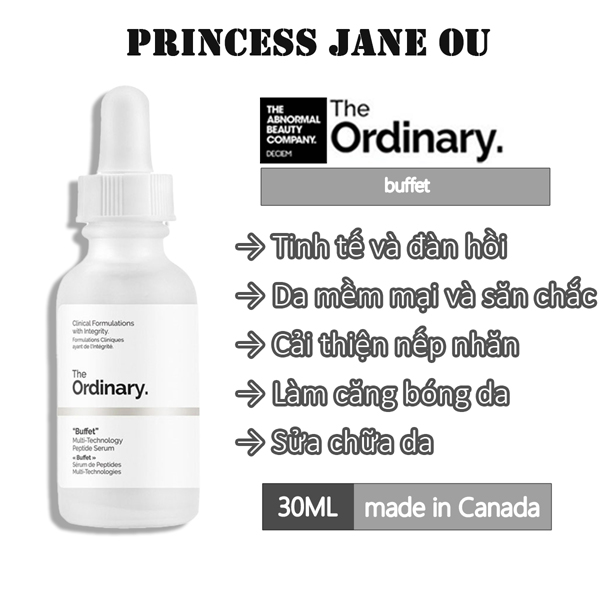 The ordinary - serum "buffet" - tinh chất chống lão hóa chuyên sâu 30ml
