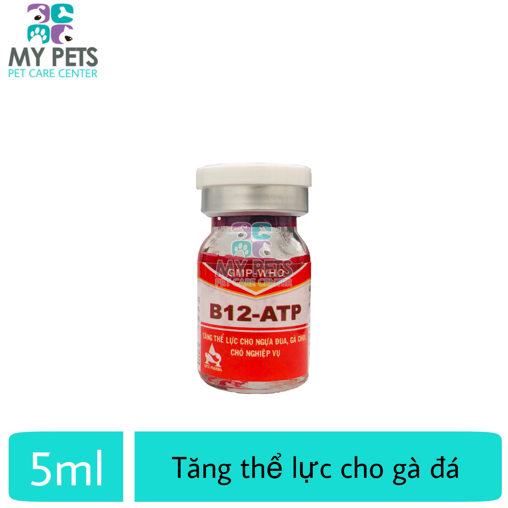 B12 - ATP Thuốc bổ tăng lưc cho chó nghiệp vụ gà đá - Lọ 5ml
