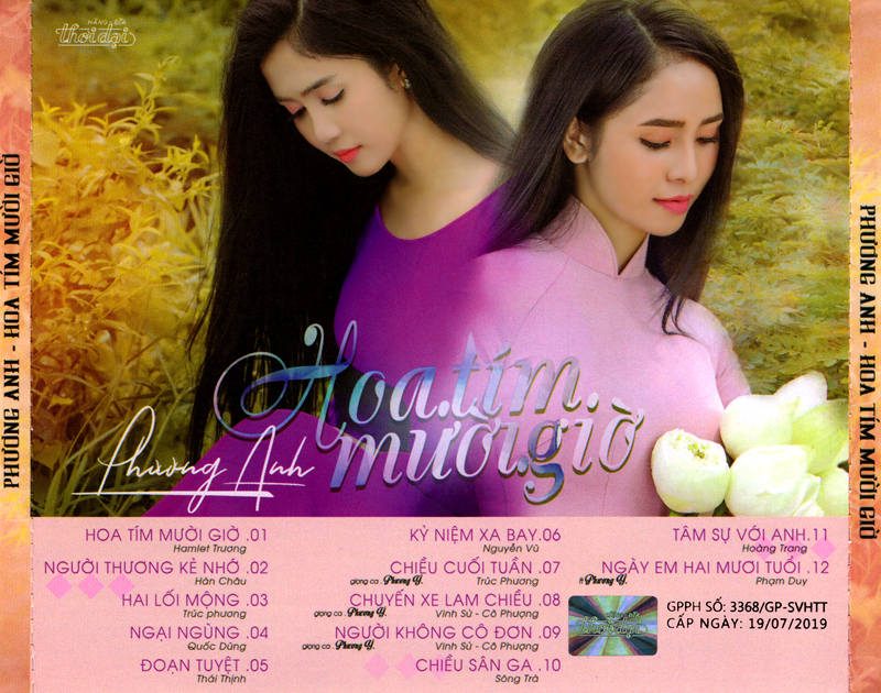 Bộ 5 đĩa cd nhạc phương anh