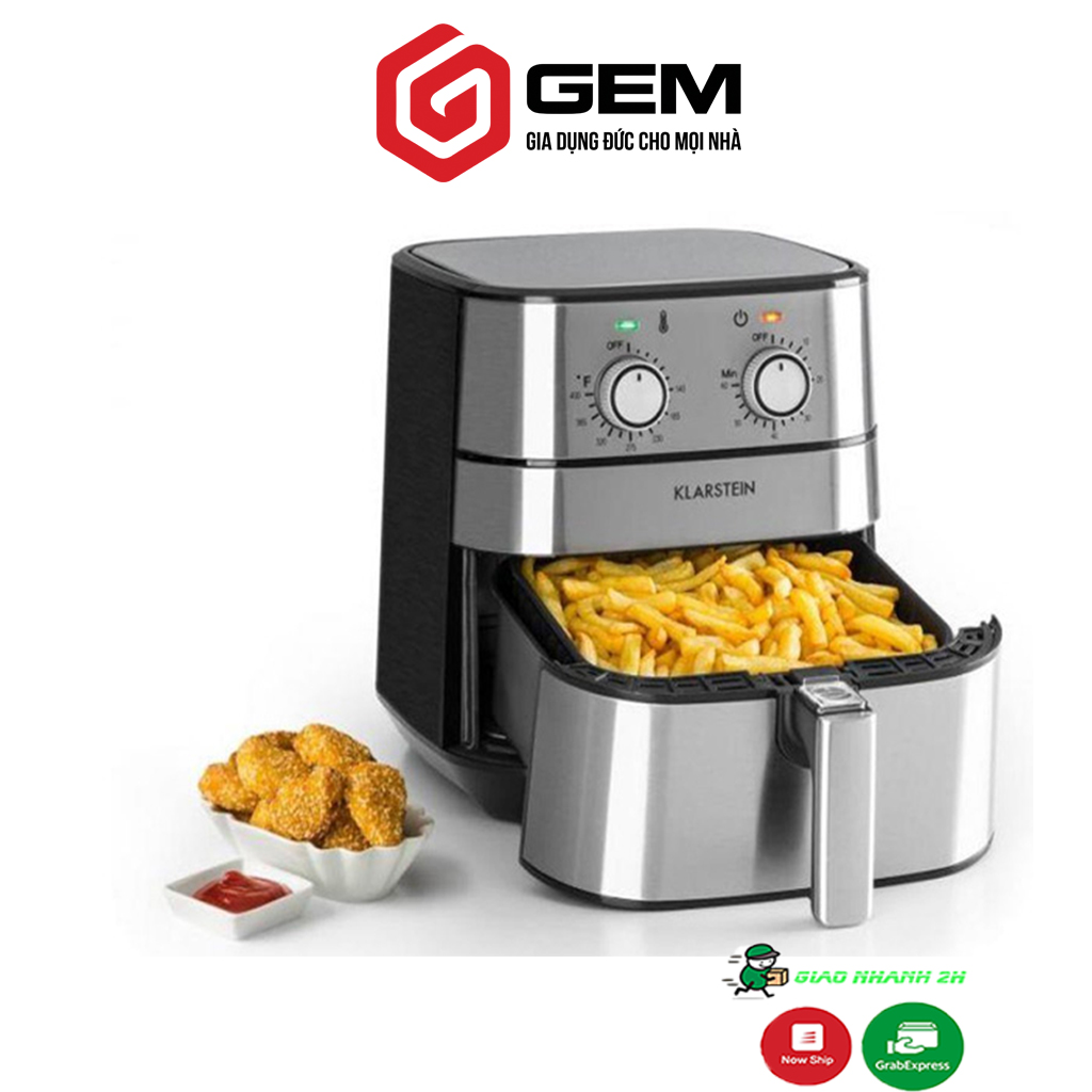 [Trả góp 0%][CHÍNH HÃNG] NỒI CHIÊN KHÔNG DẦU KLARSTEIN 54 L ĐIỀU KHIỂN CƠ