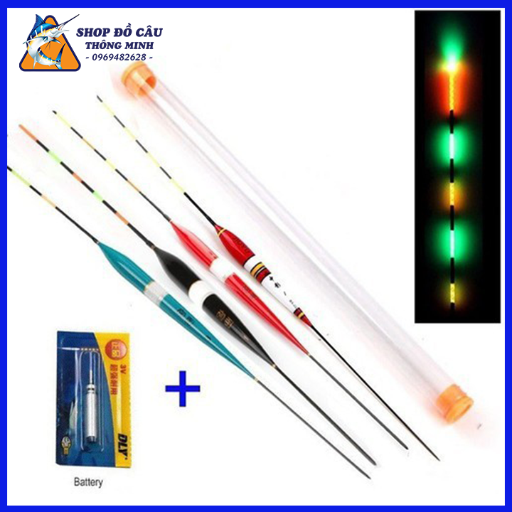 [Tặng kèm pin] PHAO CÂU ĐÊM - Phao câu đài ban đêm phao câu cá phao đèn câu đêm, phao câu cá ( Shop Đồ Câu Thông Minh )