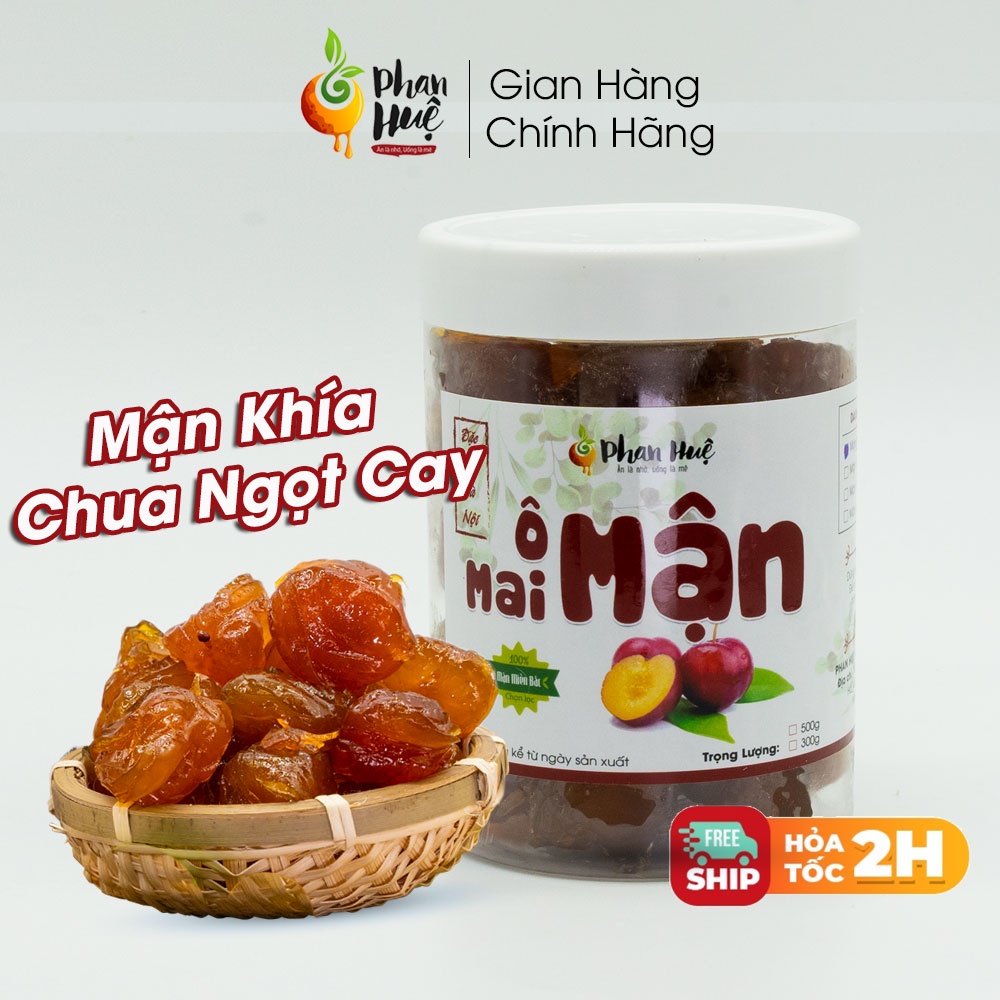 Ô mai xí muội mận khía dẻo chua ngọt phan huệ 100g 300g 500g. vị chua ngọt. đặc sản hà nội. ăn là nhớ