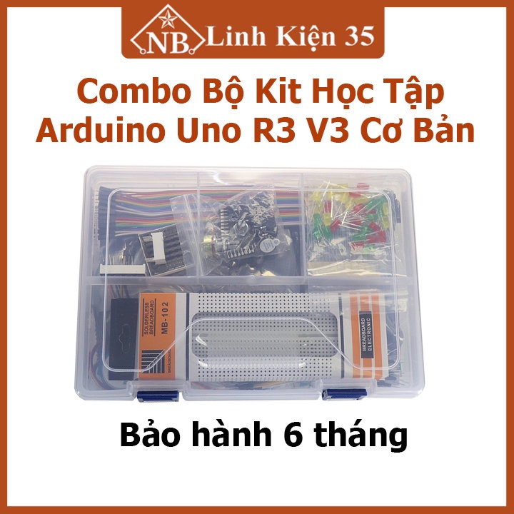 Combo bộ kít arduino uno r3 full v3 -2020 bộ linh kiện đầy đủ, siêu tiết kiệm