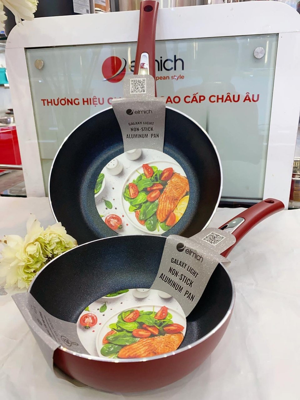 Chảo chống dính Elmich cao cấp đáy từ