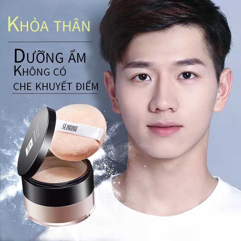 [HCM] Phấn Phủ Kiểm Soát Dầu Cực Mịn, phấn nền kèm dầu,Tông nhẹ dàng tự nhiên,Trang Điểm Cho Nam
