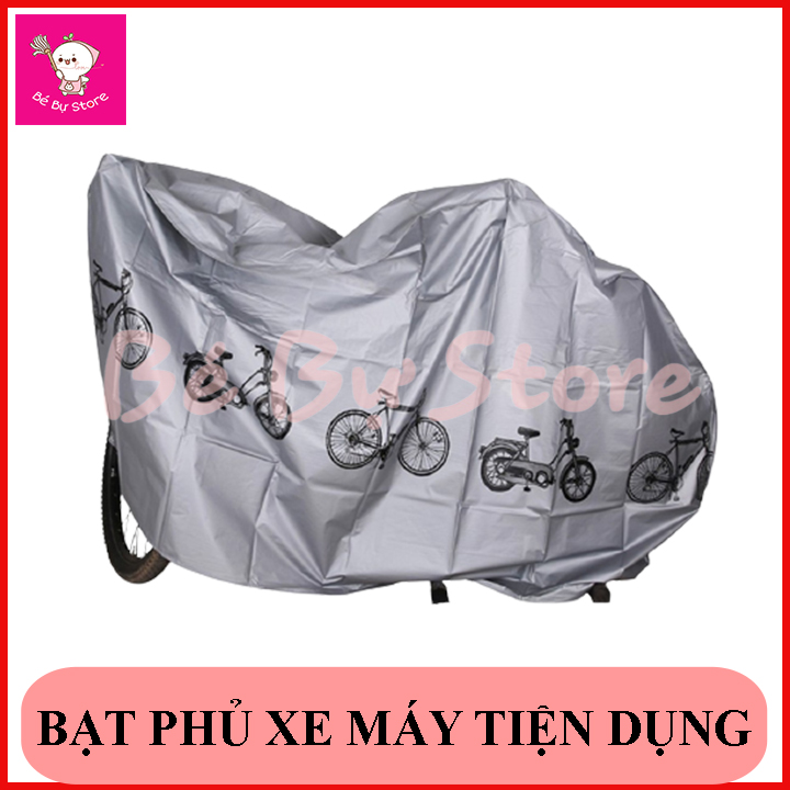 Bạt Trùm Xe , Áo che nắng mưa xe máy , Tấm Phủ Che Nắng - Bạt Phủ Xe Máy Đa Năng Siêu Bền, Bảo Vệ Trong Mọi Thời Tiết - Mẫu mới