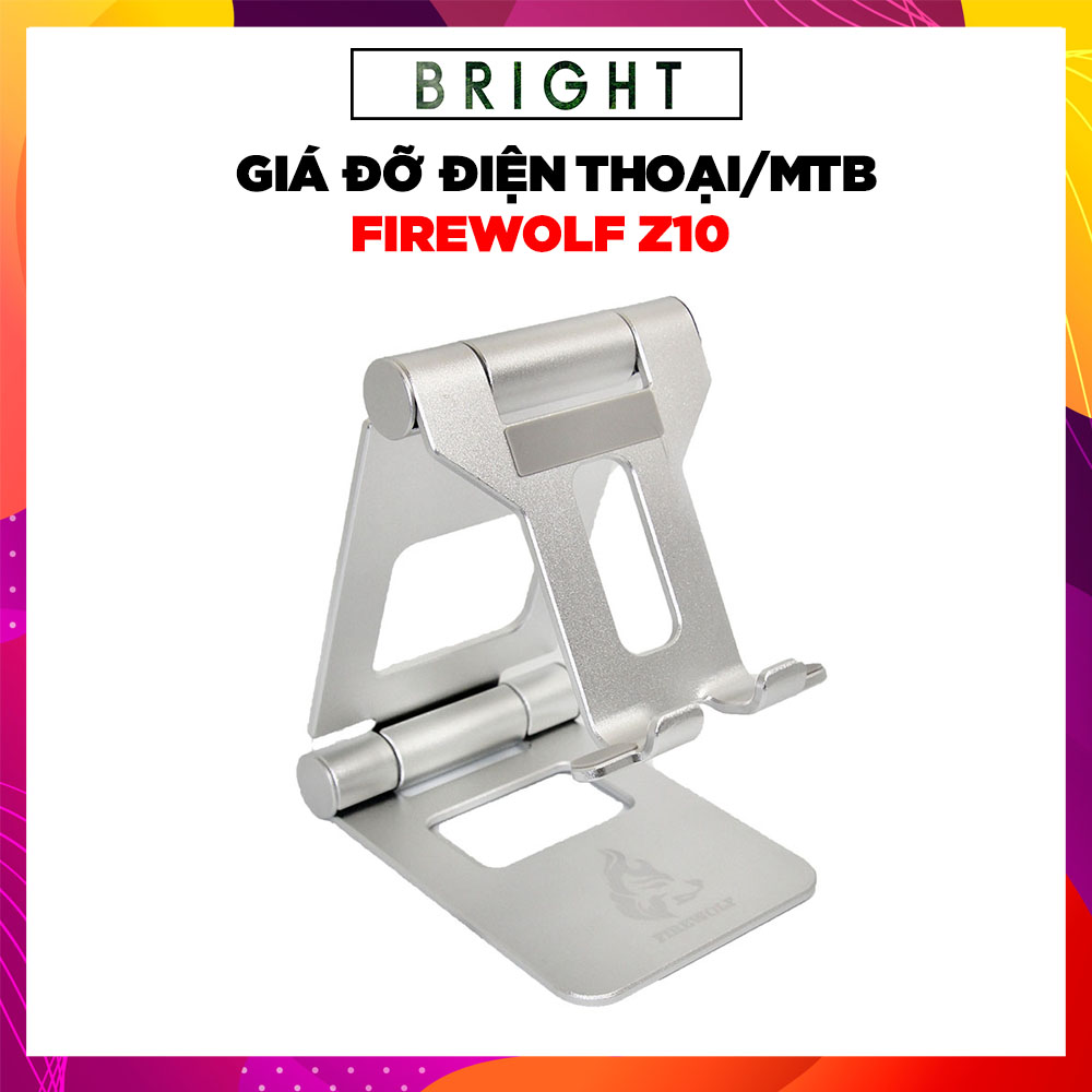 [HCM]Giá Đỡ Điện Thoại Máy Tính Bảng FIREWOLF Z10 Kim Loại Nguyên Khối