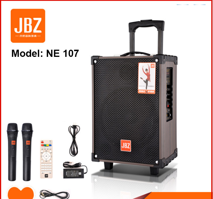 LOA KÉO JBZ NE 107 PASS 3 TẤC KÈM 2 MICRO KHÔNG DÂY