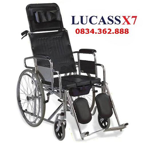Xe lăn tay có bô và ngả nằm Lucass X7