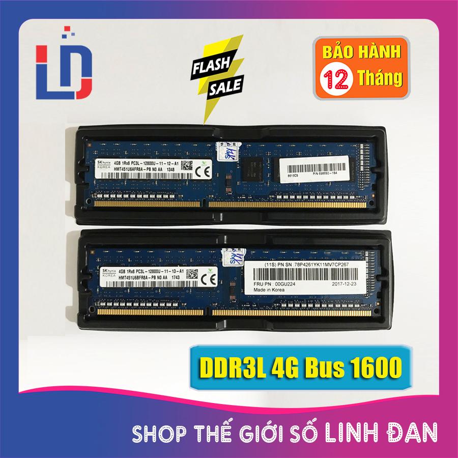 Ram máy tính để bàn 4GB DDR3L bus 1600 MHz - Ram PC ( nhiều hãng)samsung hynix kingston - PCR3 4GB
