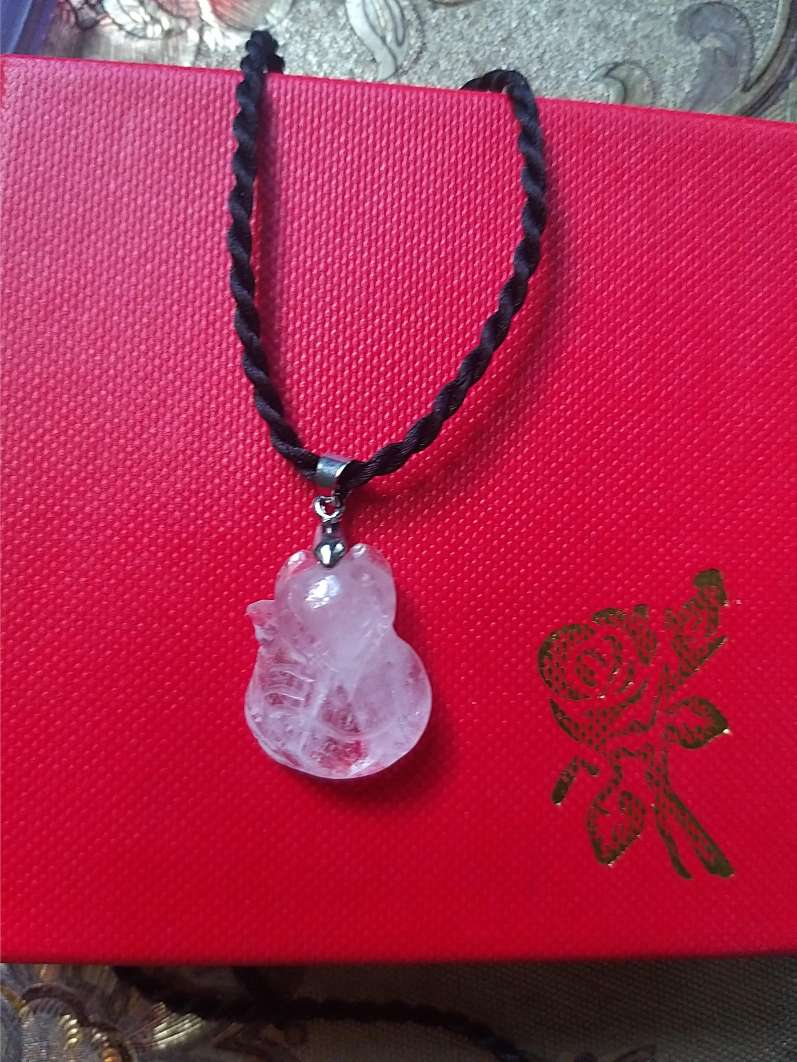 Mặt dây chuyền hồ ly (tặng kèm hộp đựng trang sức, dây đeo màu đen)