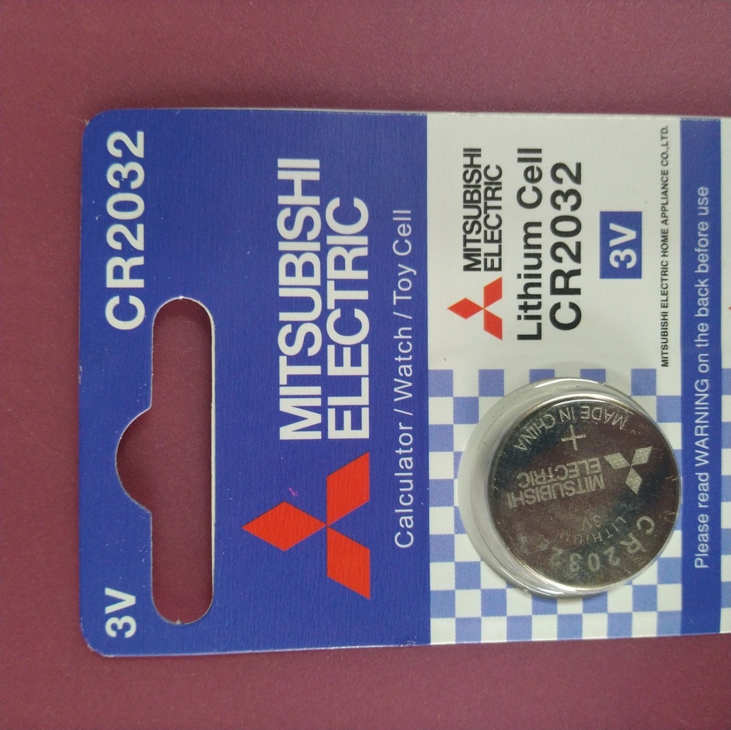 Vỉ 5 Viên Pin CR2032 3v Chính Hãng MITSUBISHI ELECTRIC chuyên dùng cho máy tính , điều khiển cửa cuốn , nhiệt kế điện tử - Nhà phân phối TUẤN PHƯƠNG