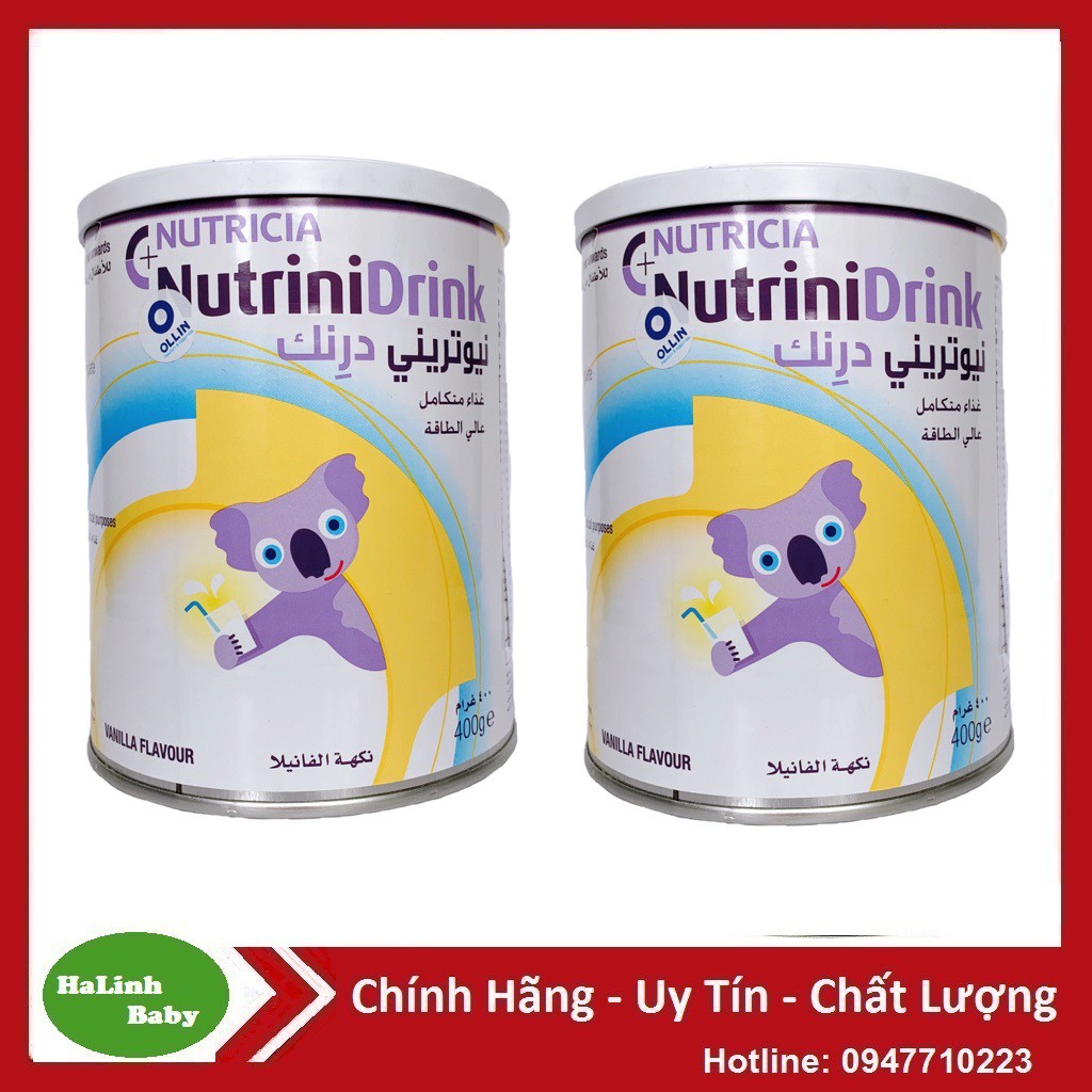 Combo 2 lon sữa nutrinidrink 400g