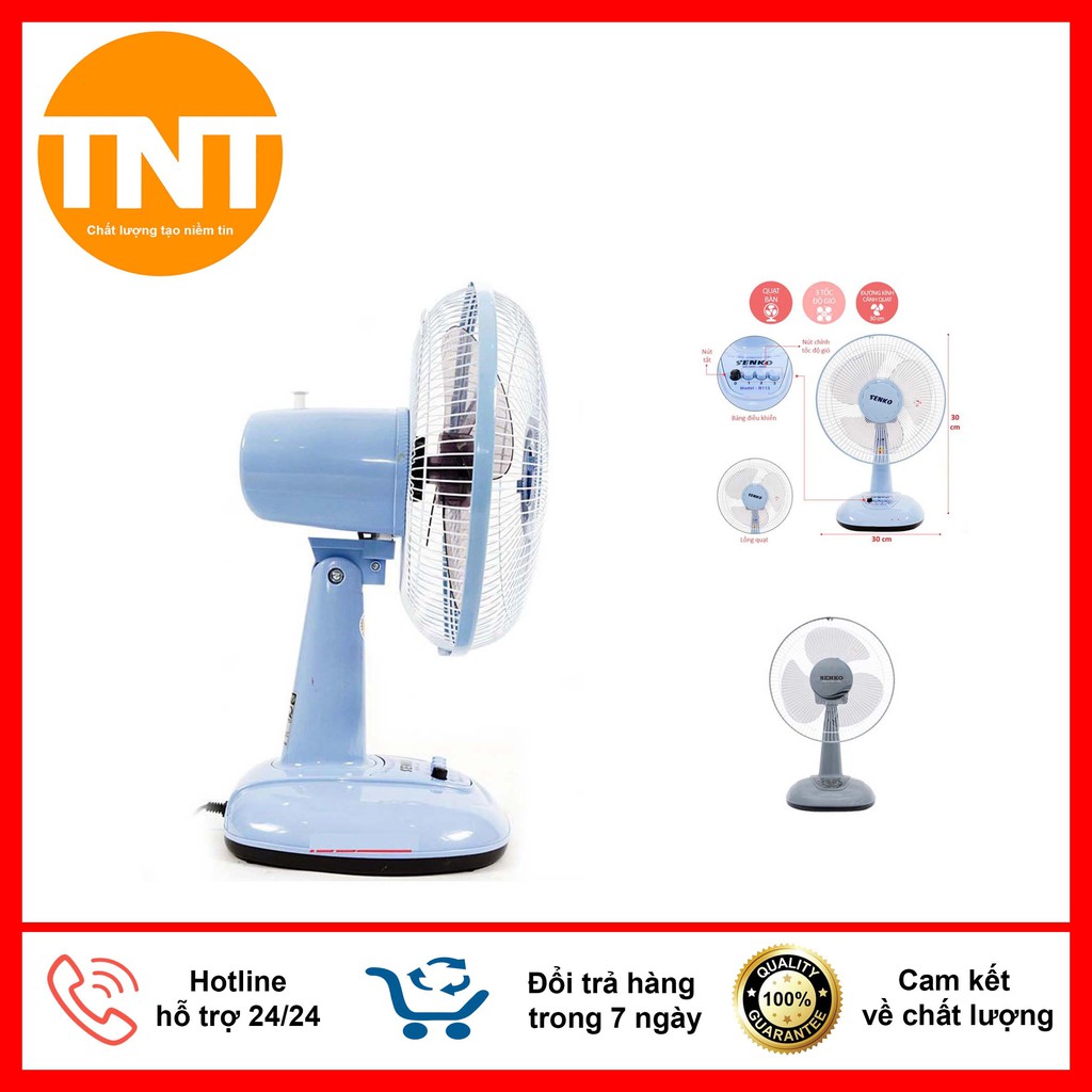 Quạt bàn senko b113- hàng chính hãng