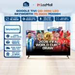75X66H - Google Tivi QD-MINI LED Skyworth 75 Inch 75X66H - Hàng Chính Hãng, Mới 100%