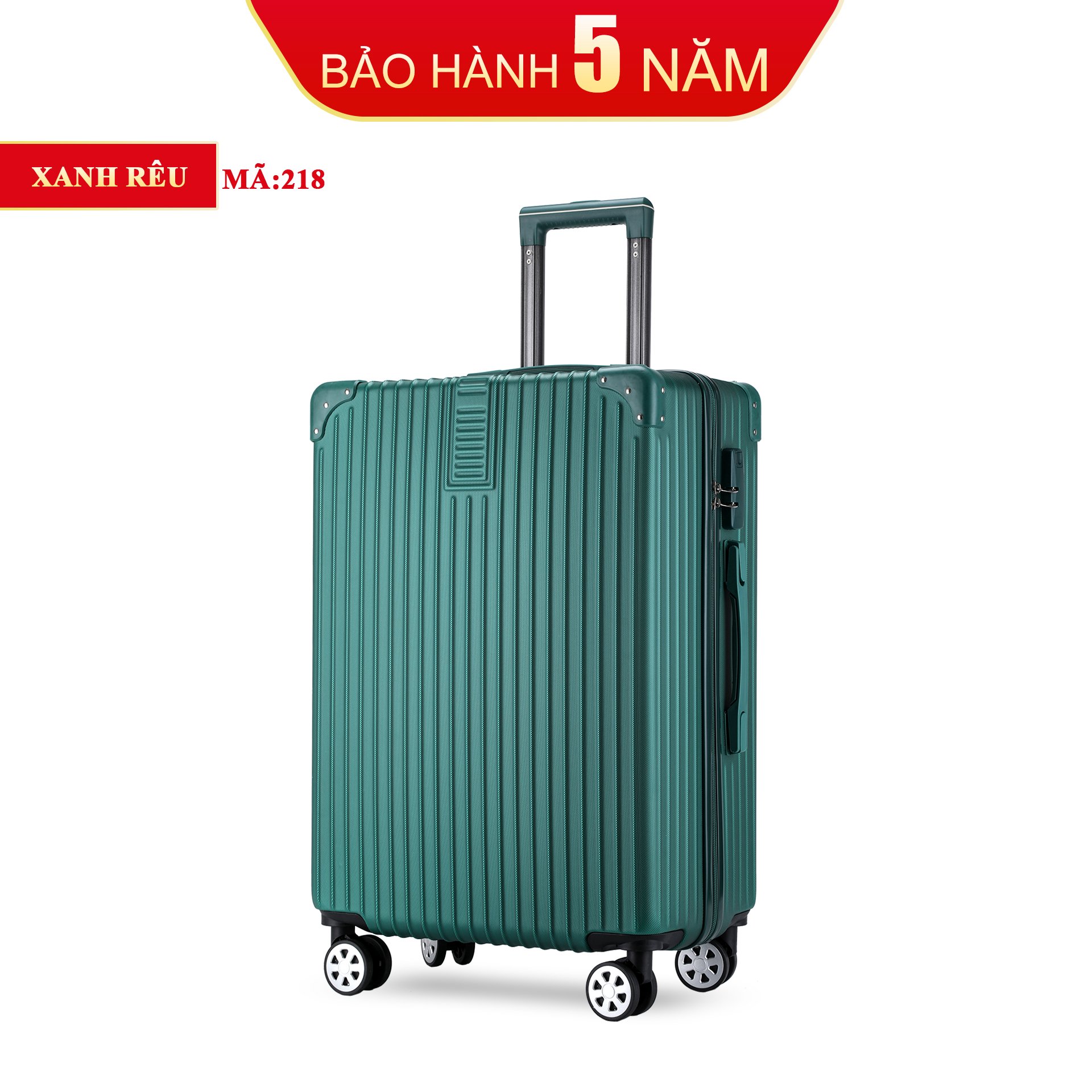 Valy du lịch kéo cao cấp 20/24inch - Bảo hành 5 năm - KS 218