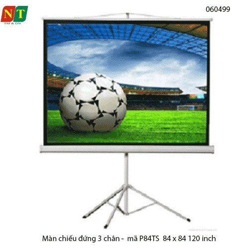 Màn chiếu 3 chân DALITE P84TS 120” (84×84 | 2.13×2.13m) – Tỷ lệ 1:1 – Matte White – Chính hãng – Full VAT