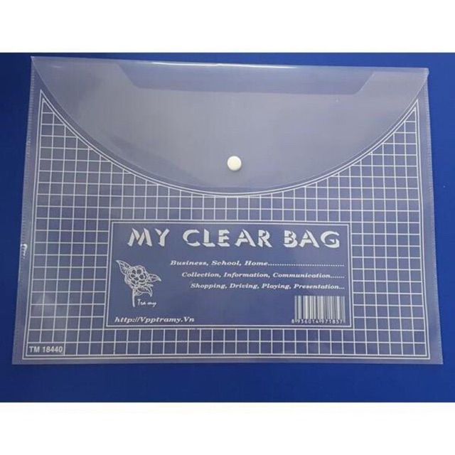 Túi đựng tài liệu - túi đựng hồ sơ - clear bag khổ a tl