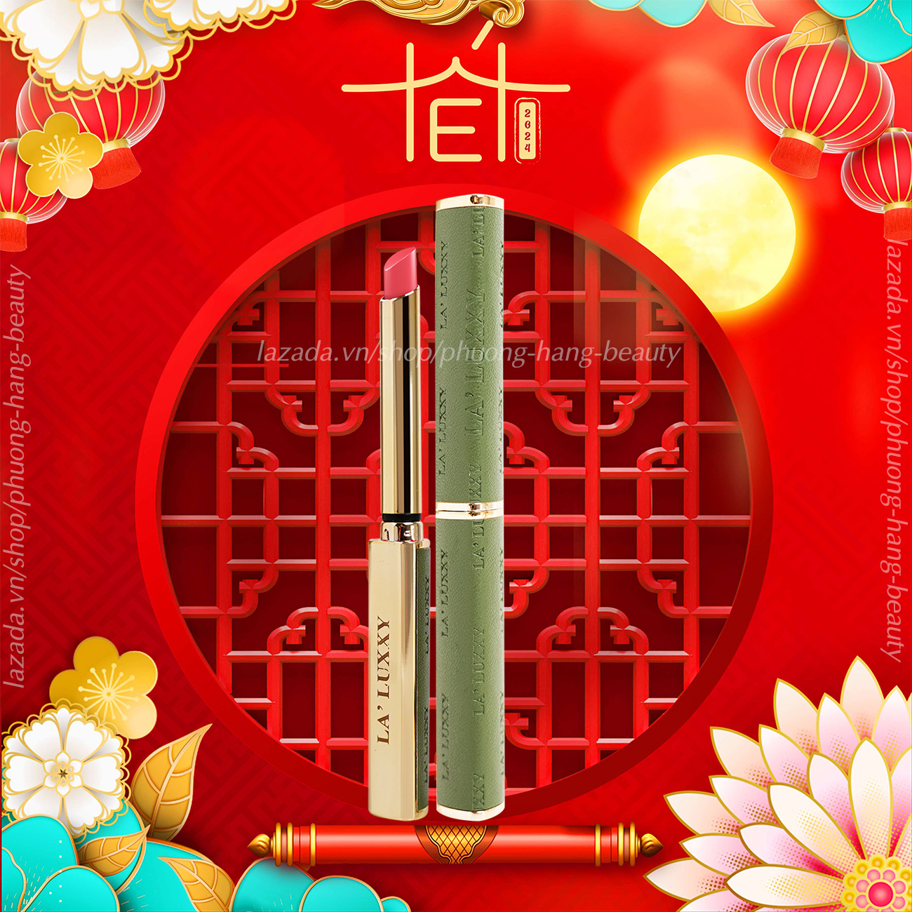 Son tươi la'luxxy lên môi cực đẹp - an toàn, không thâm môi